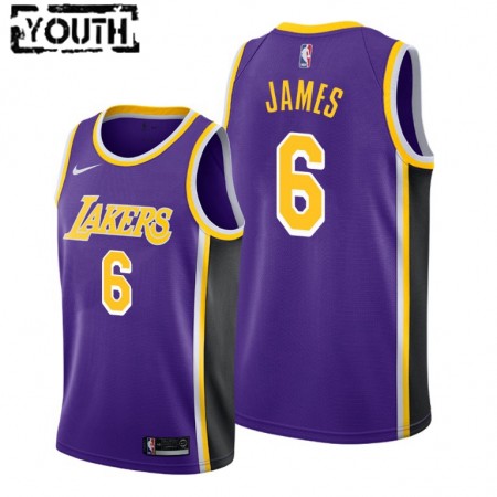 Maglia NBA Los Angeles Lakers LeBron James 6 Nike 2021-22 Statement Edition Swingman - Bambino